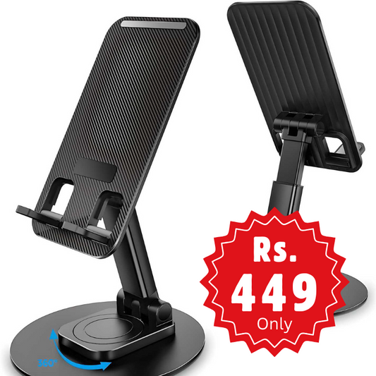 Mobile Phone Stand 360 Rotation Height and Angle